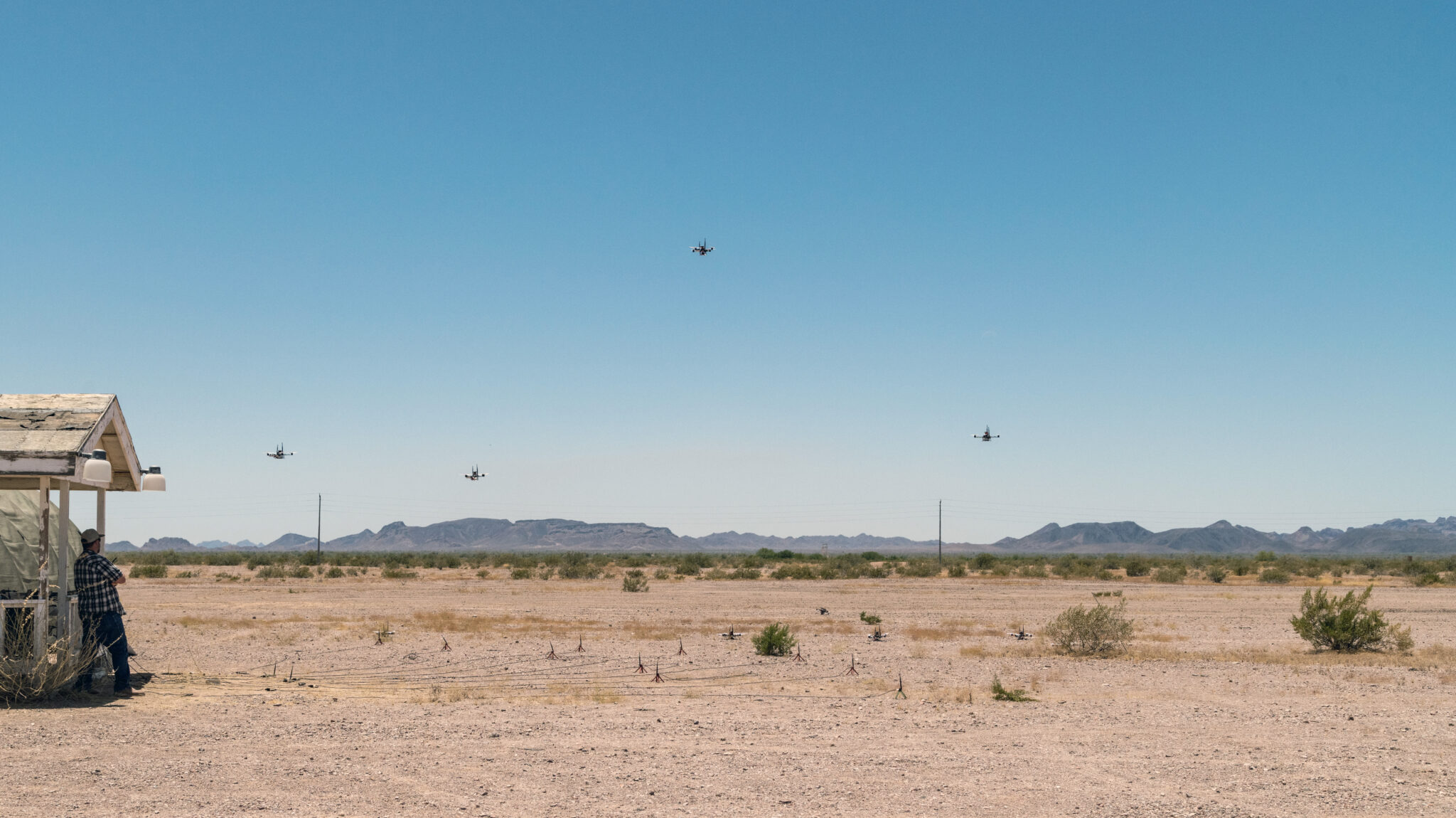 Demo Five v plném proudu. Kredit: U.S. Army Yuma Proving Ground via DVIDS.