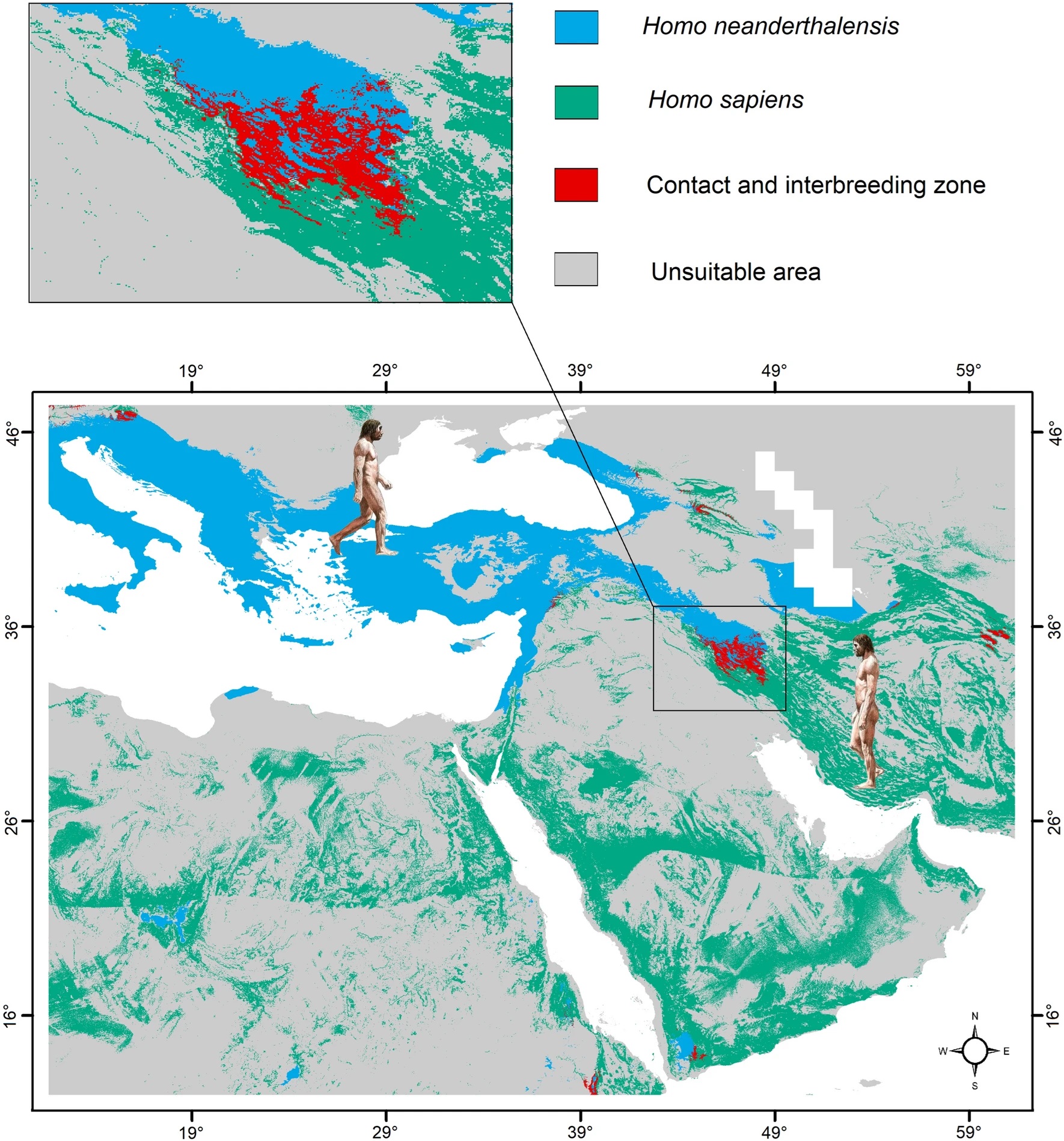 Modely biotopové vhodnosti dvou druhů. Saman H. Guran, et al., Scientific Reports 14 (2024)