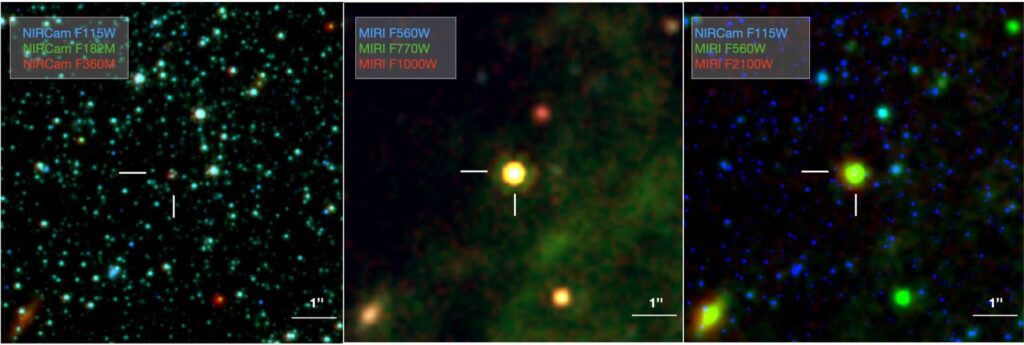 Supernova, která nebyla. Kredit: Beasor et al. (2023).