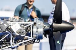 Turbovrtulový motor TP-R90 adaptovaný na vodík. Kredit: Safran Group.