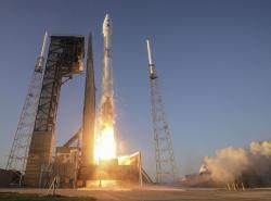 Start rakety Atlas 5 se sondou OSIRIS-REx (zdroj NASA).