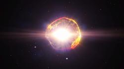 Exploze supernovy. Kredit: NASA's Goddard Space Flight Center.